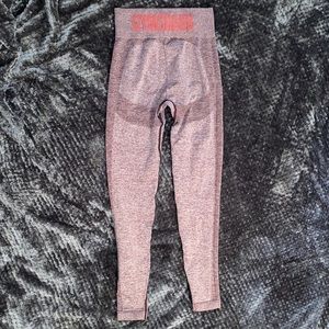 Maroon Flex Gymshark Leggings